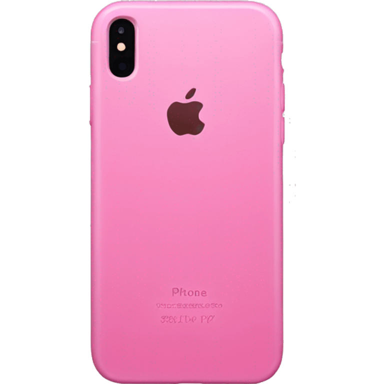 pink iphone emoji