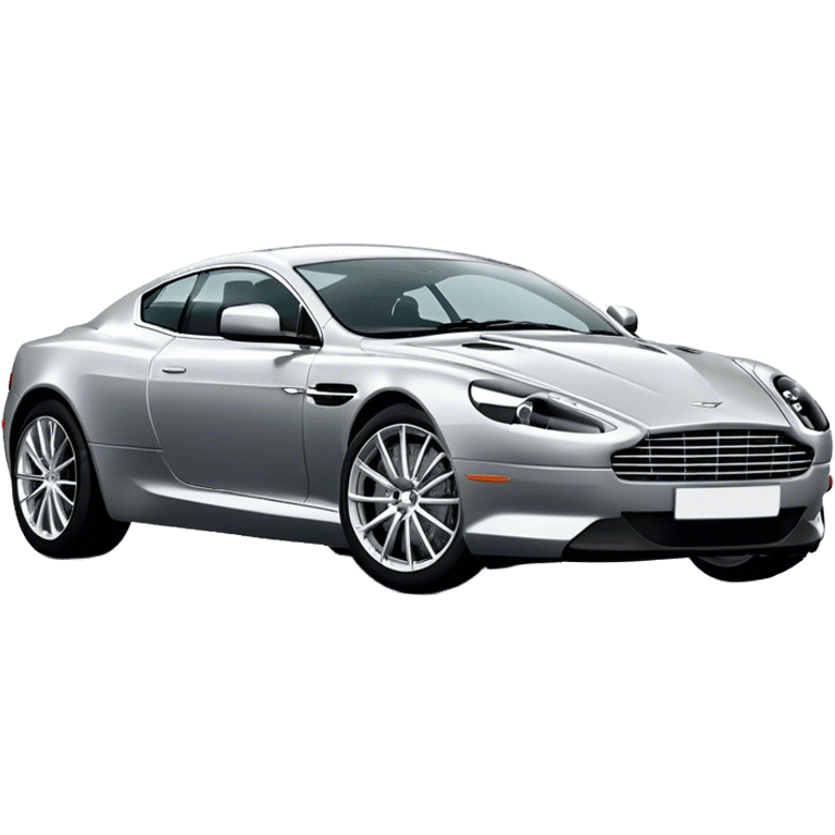 Aston Martin DB9 - Aston Martin (Model Year: 2016) (Iconic colour: Silver) emoji