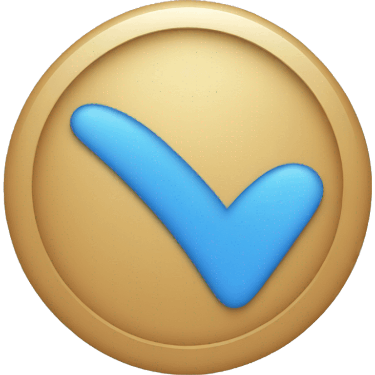 Verified circle Blue tick  emoji