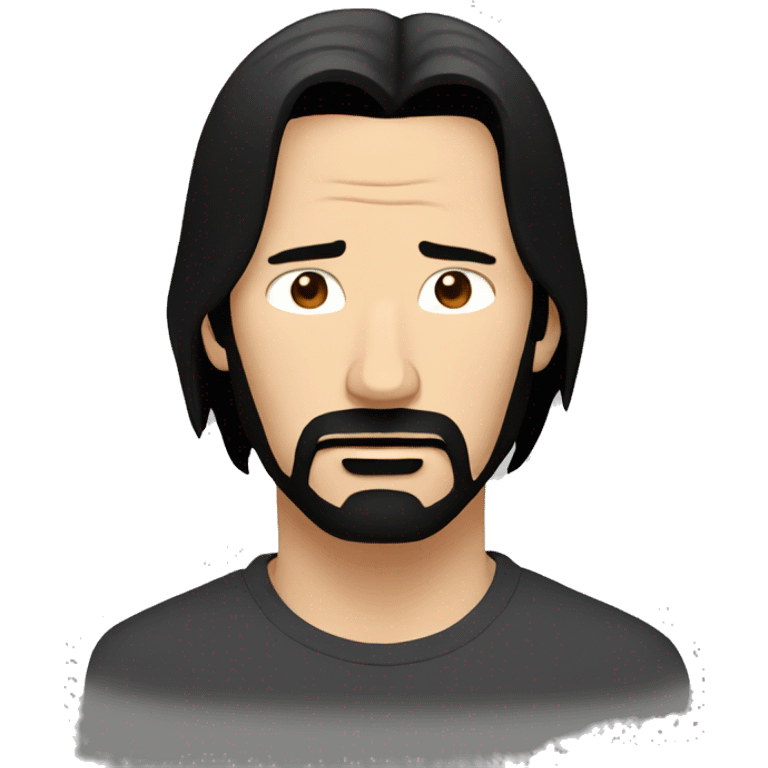 sad keanu emoji