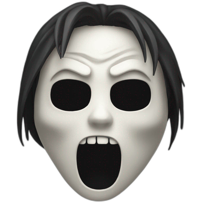 scream mask emoji