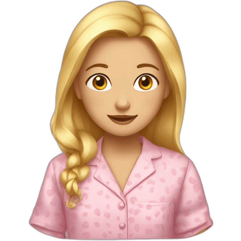 pyjama fille belle emoji