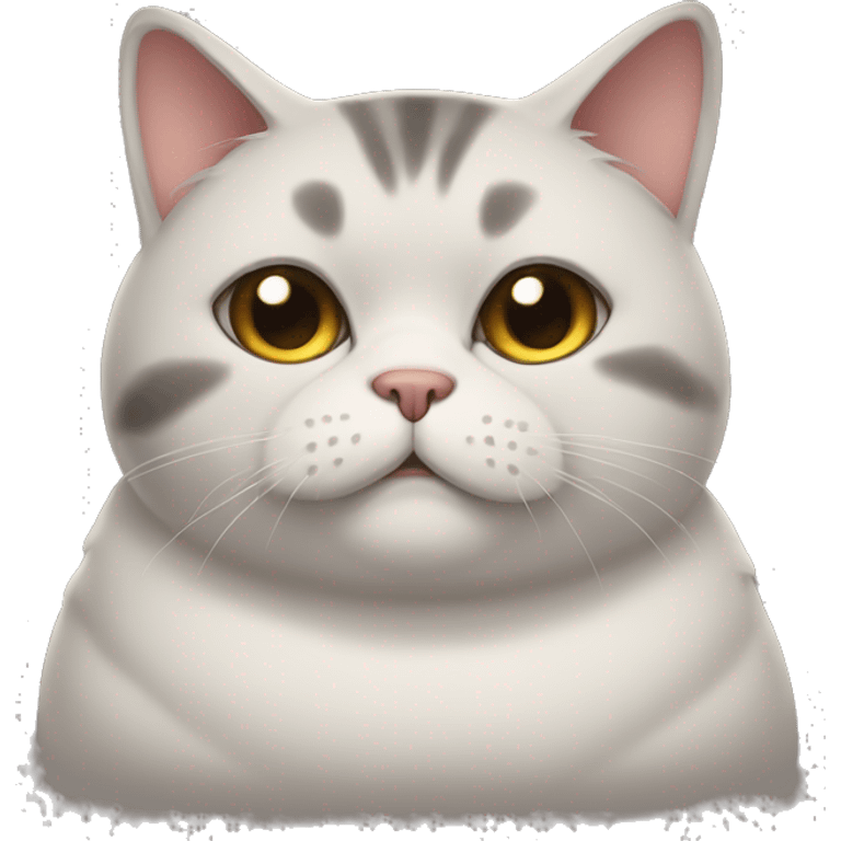 A fat tabi cat emoji