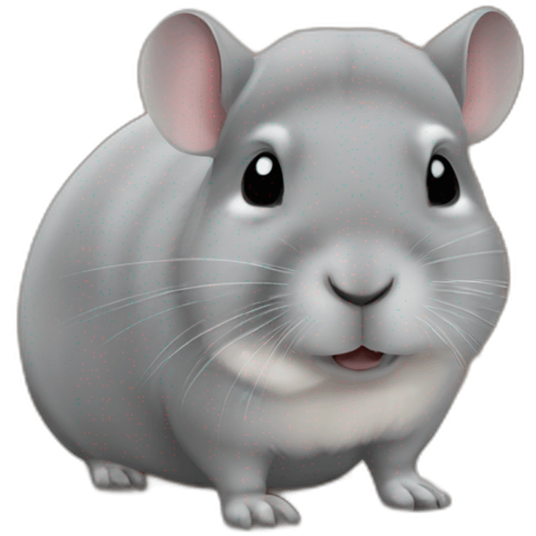 Chinchilla sur capybara emoji