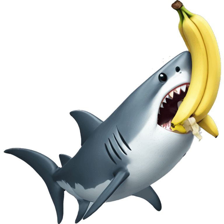 Shark Eat Banana emoji