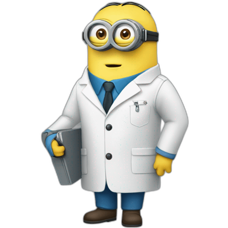 Minion Vet on macbook emoji