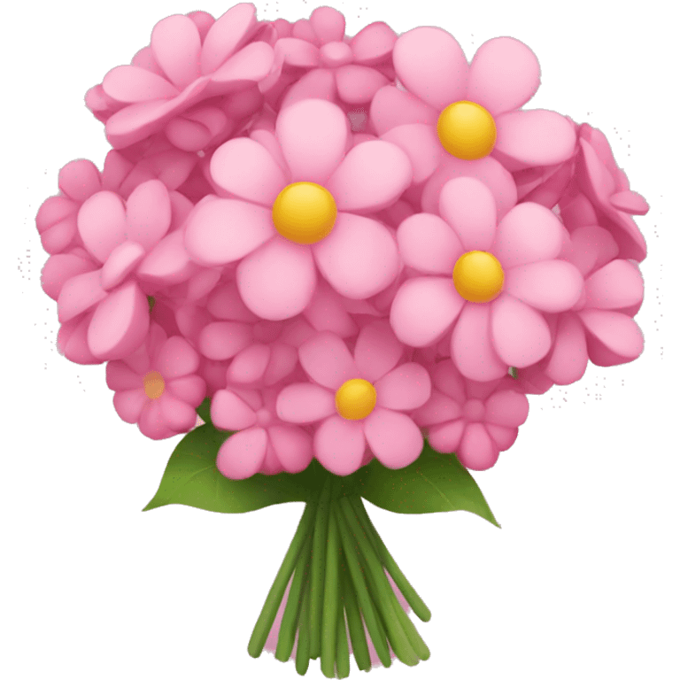 Pink flower bouquet  emoji