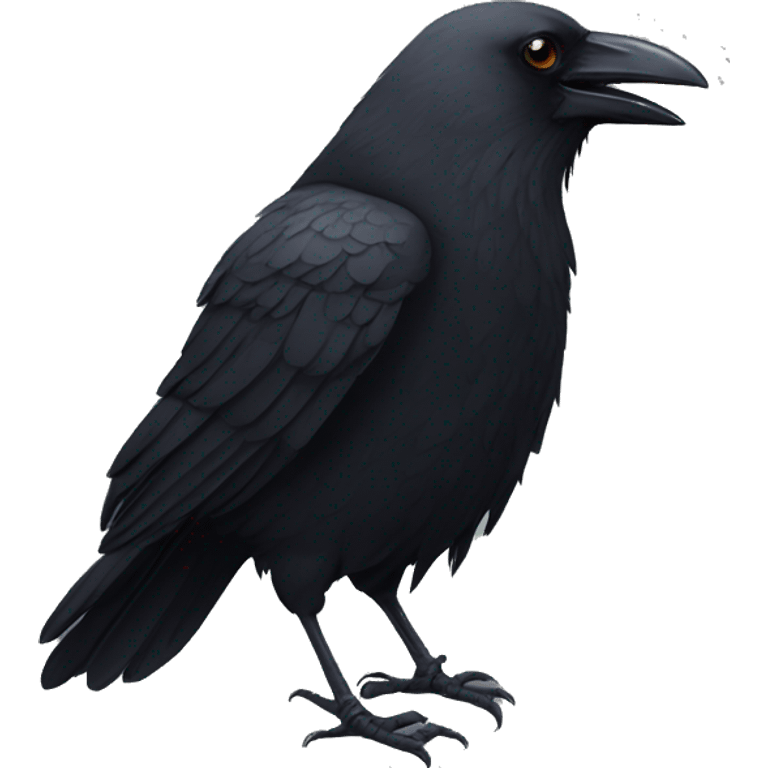 Crow emoji