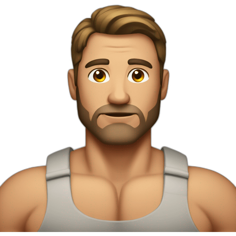 homme musclé emoji