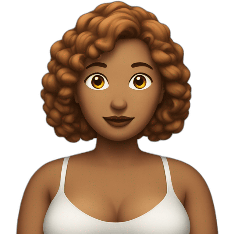 Voluptuous woman emoji