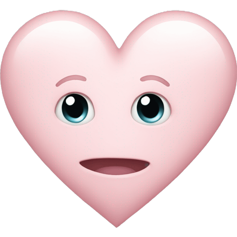 pale pink heart emoji