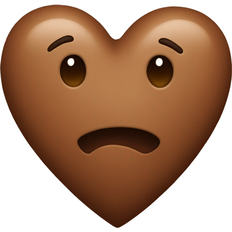 brown heart emoji