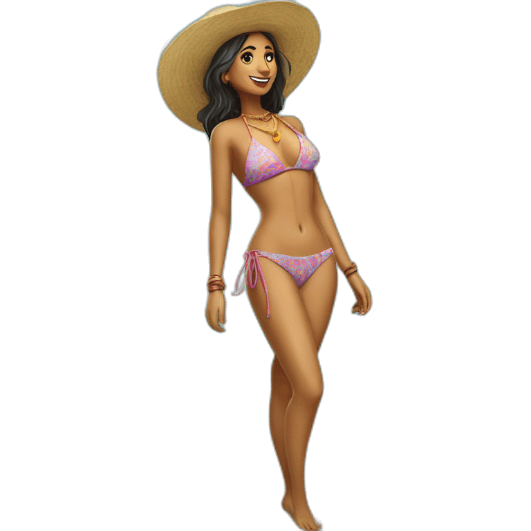 indian-lady-soft-fit-bikini-beach emoji