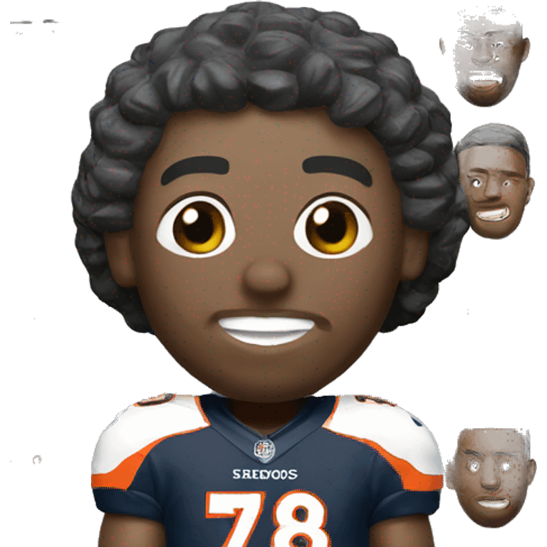 Denver Broncos bobblehead emoji