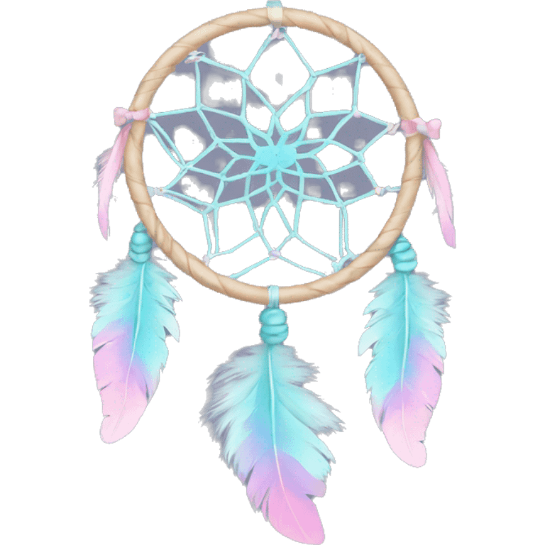 Mini pastel dreamcatcher emoji