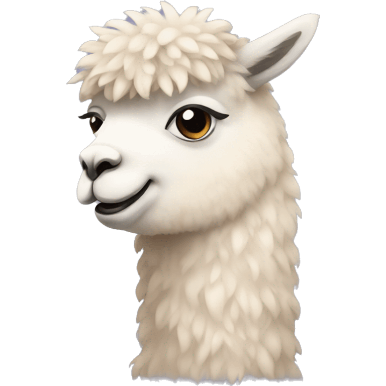 Alpaca llorando  emoji