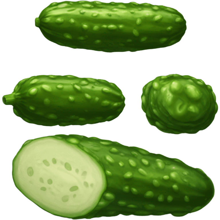 Giant pickle emoji