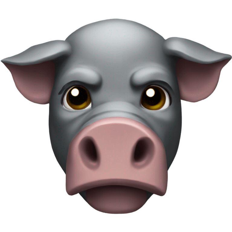 Iron pig emoji