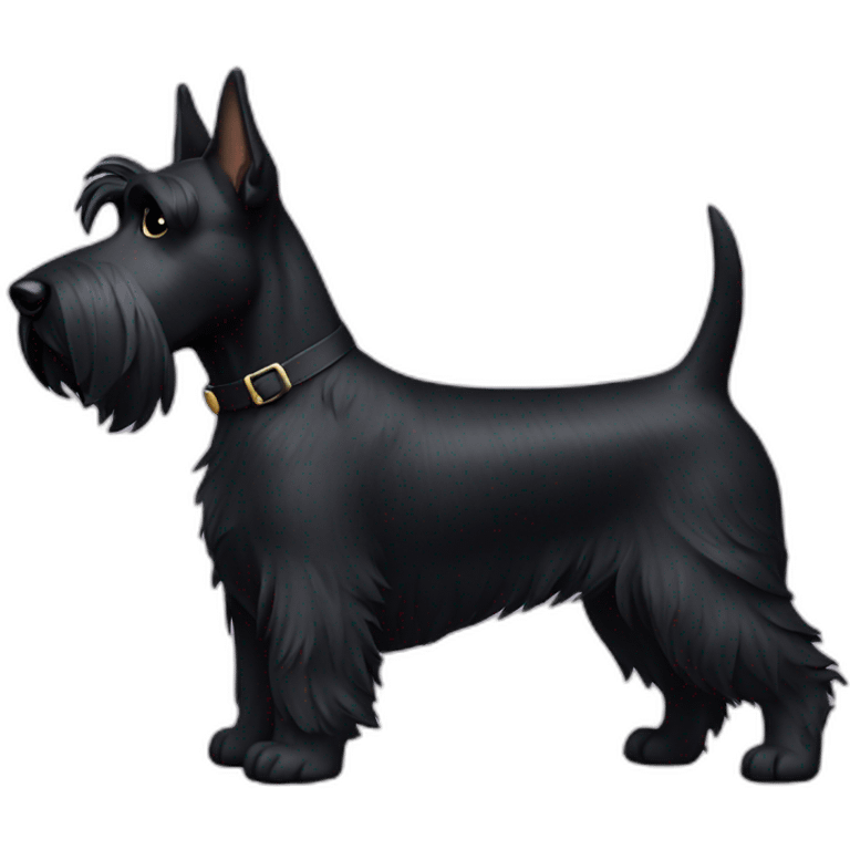 dog scottish terrier full body emoji