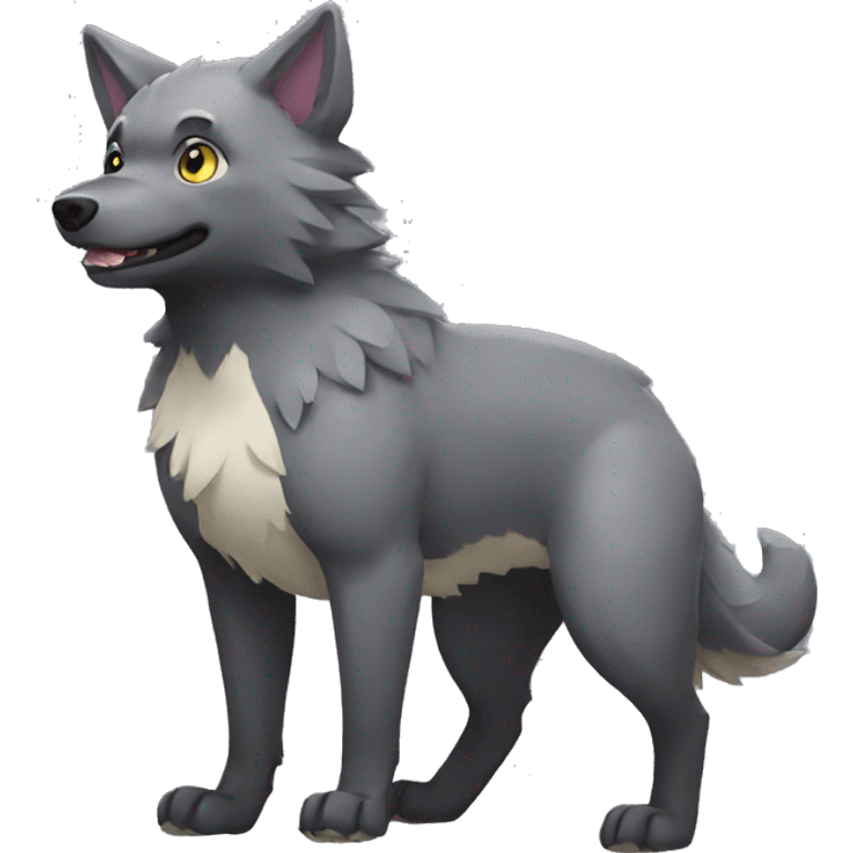 Poochyena full body emoji