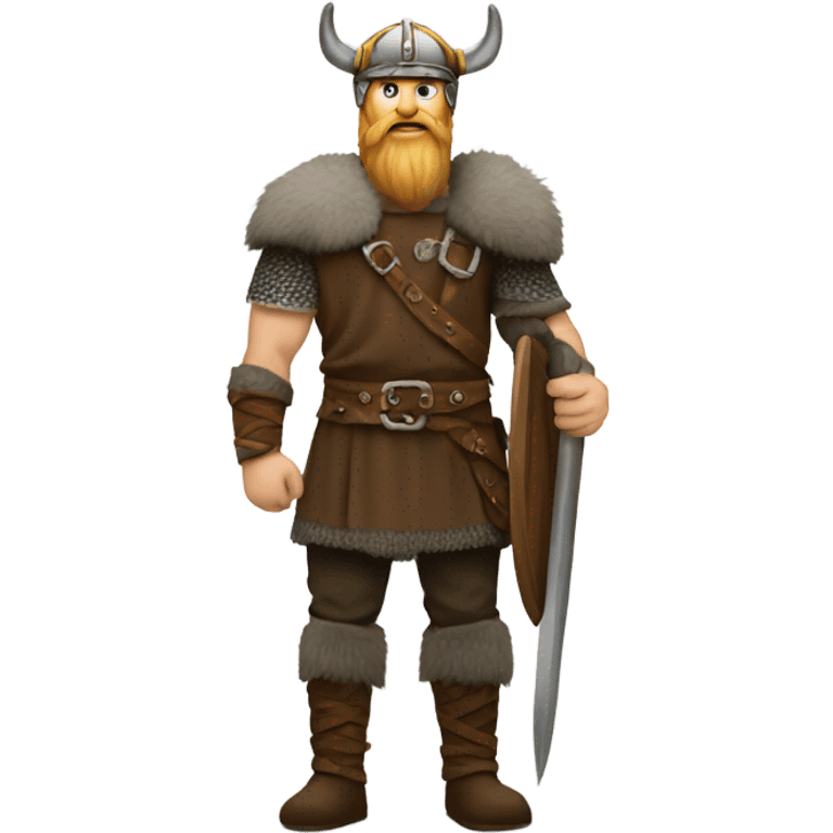 Viking in full height emoji