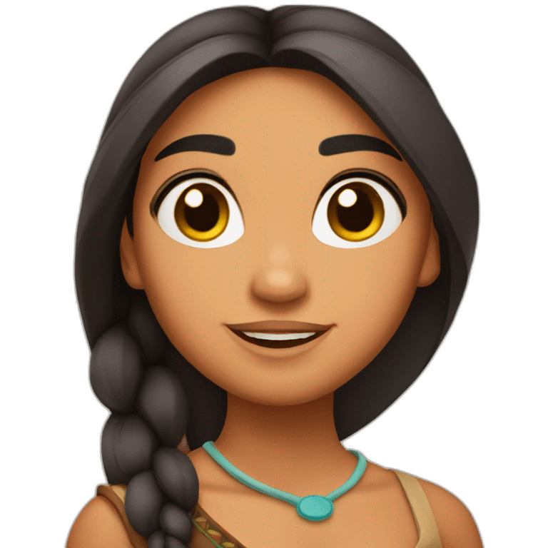 cute pocahontas emoji