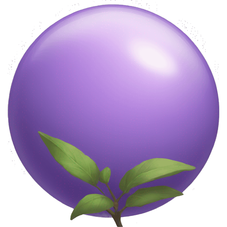 lilac orb emoji