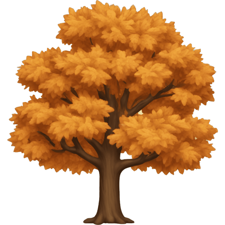 autumn tree emoji