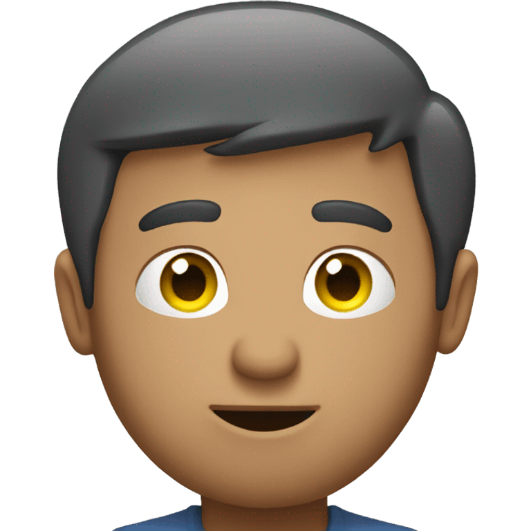 Man from the back looking at SAAS dashboard emoji