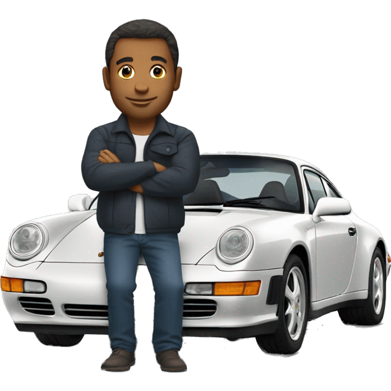 frederic dans sa porsche 986 emoji