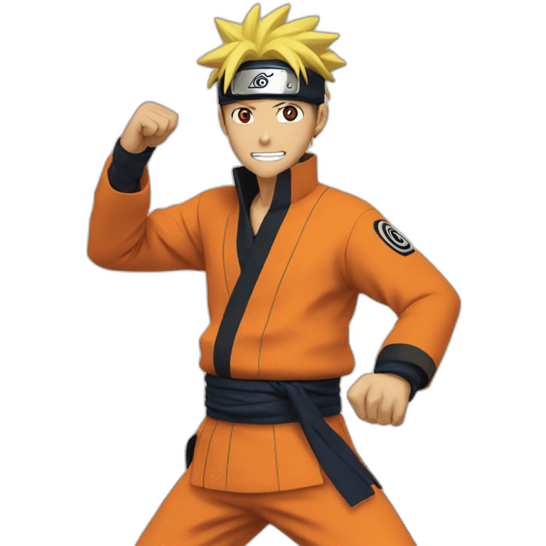 Naruto dancing emoji