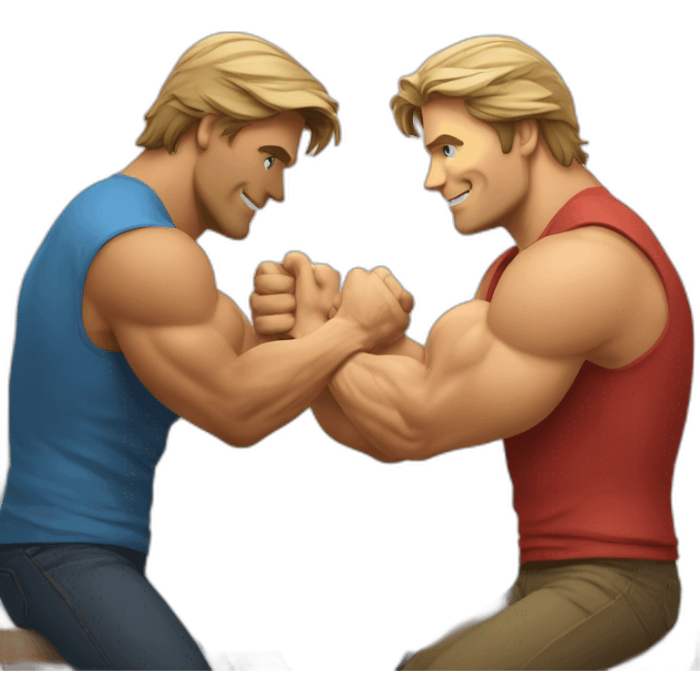 macgyver arm wrestling emoji