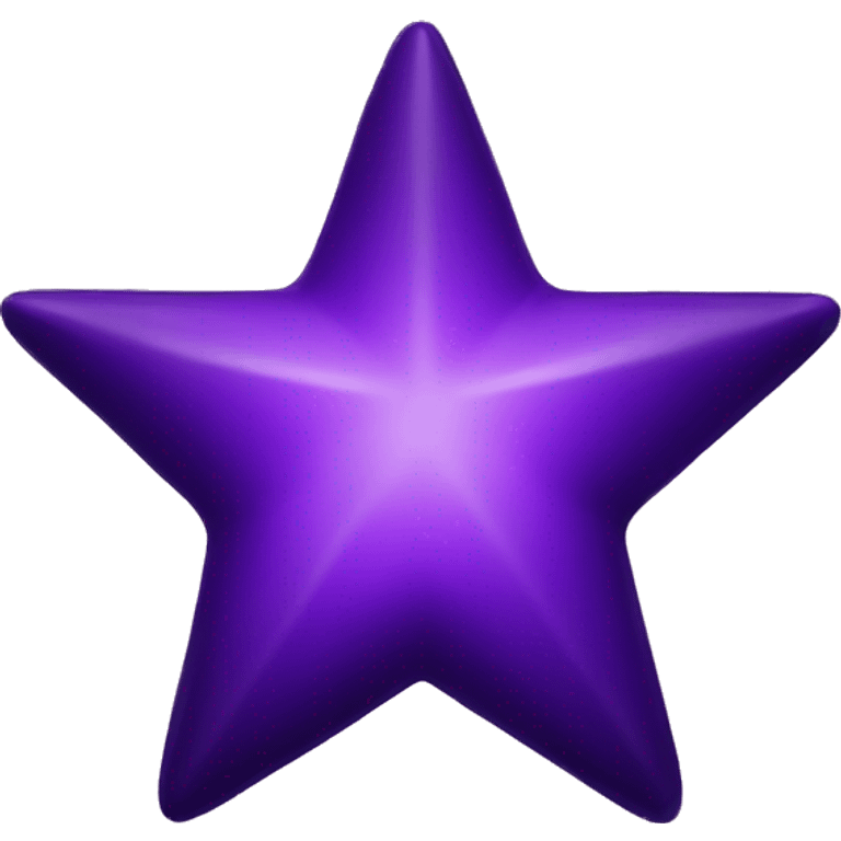 Deep purple star emoji