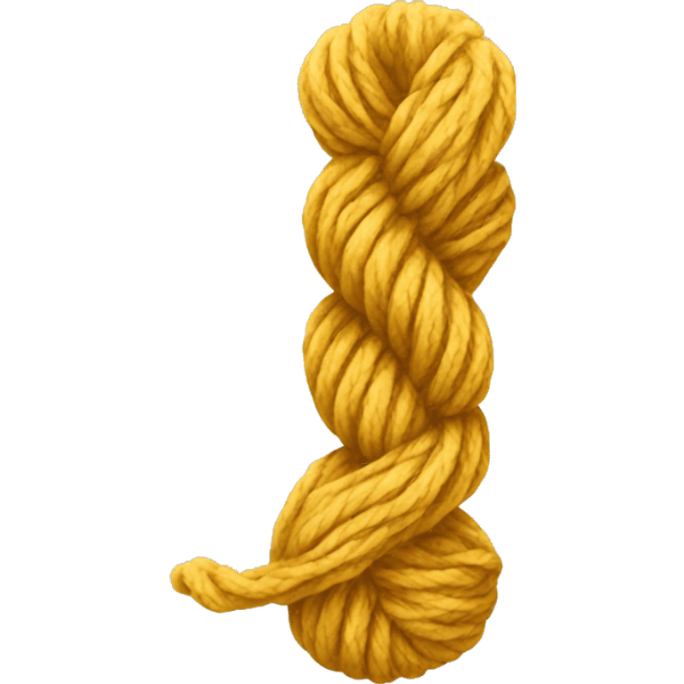 Gold yarn emoji