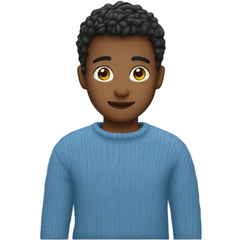 blue sweater emoji