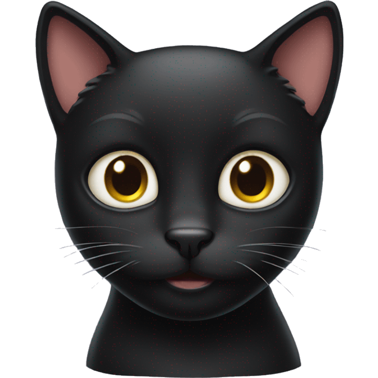 Black cat  emoji