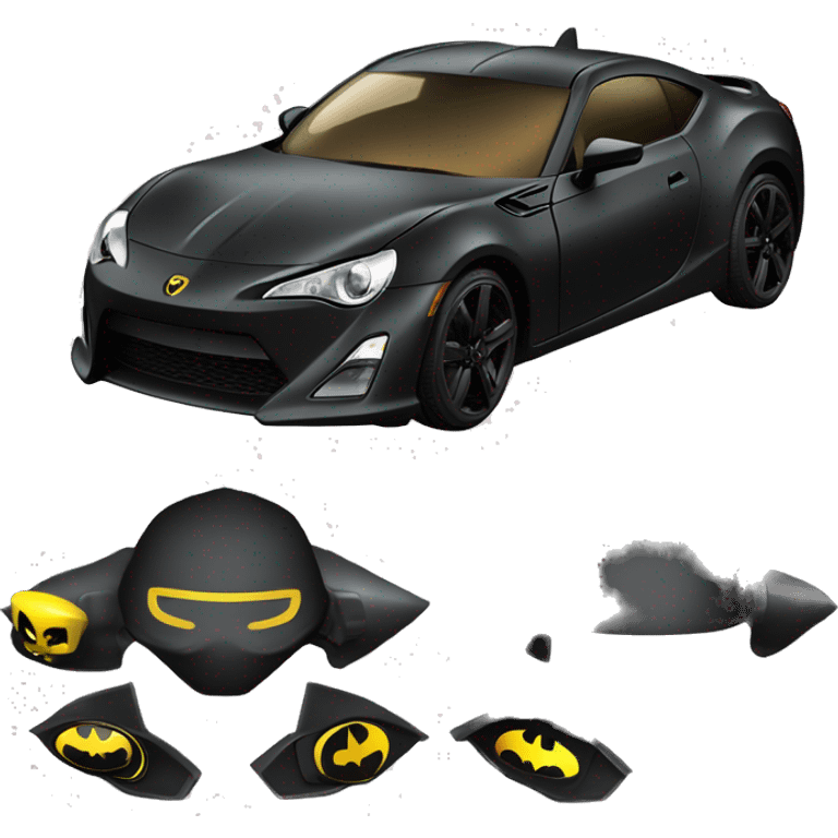 Armored with retractable shielding Batman’s car themed toyScion FR-S  emoji