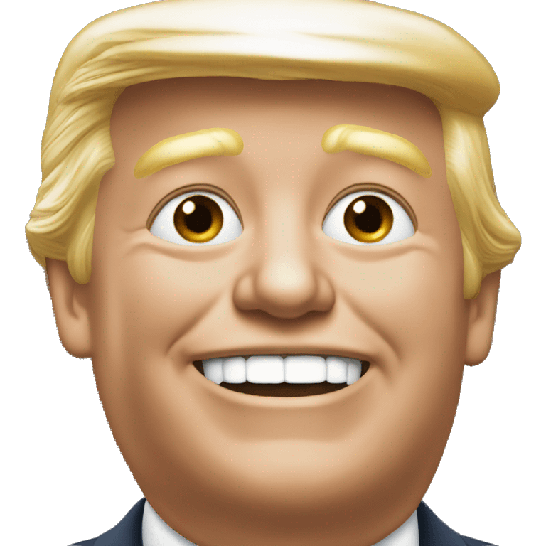 Happy trump emoji