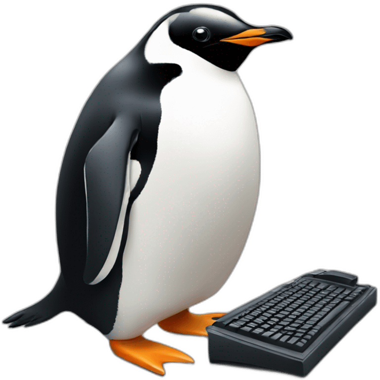 penguin-with-a-computer emoji