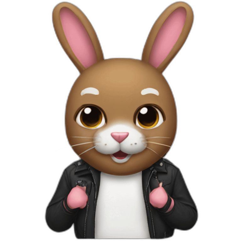 bad bunny rock emoji