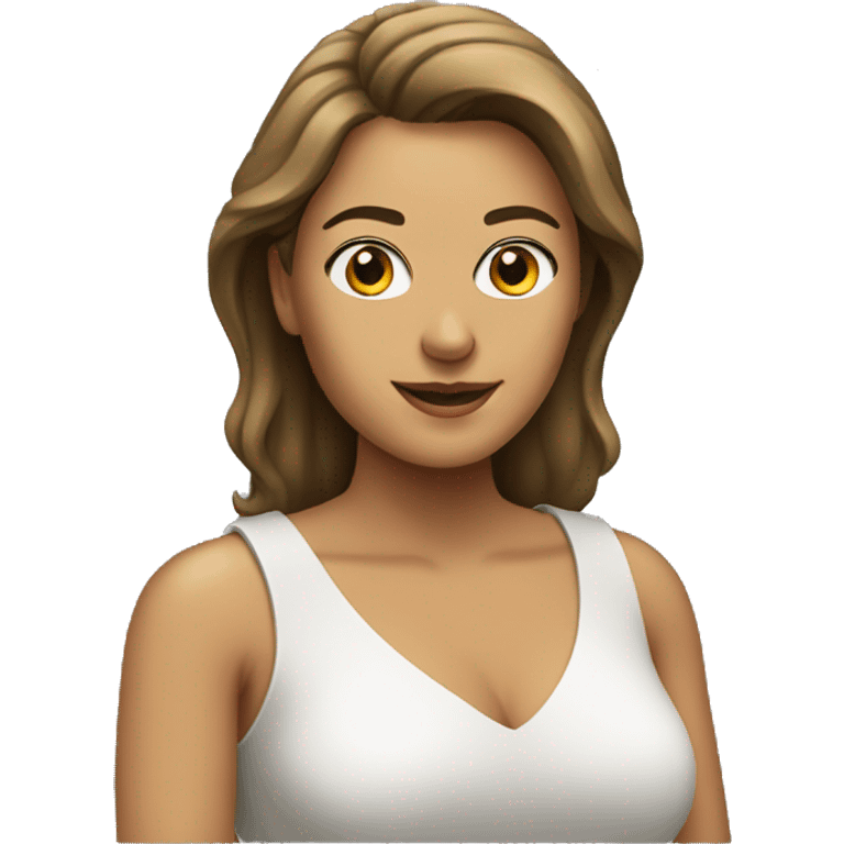 Woman making  I love that guesture emoji