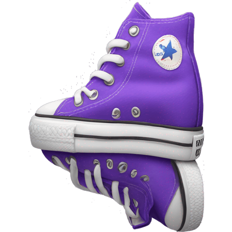 Purple converse emoji