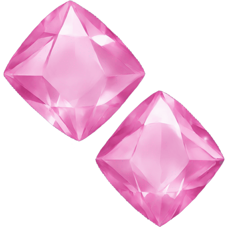 Pink diamond  emoji