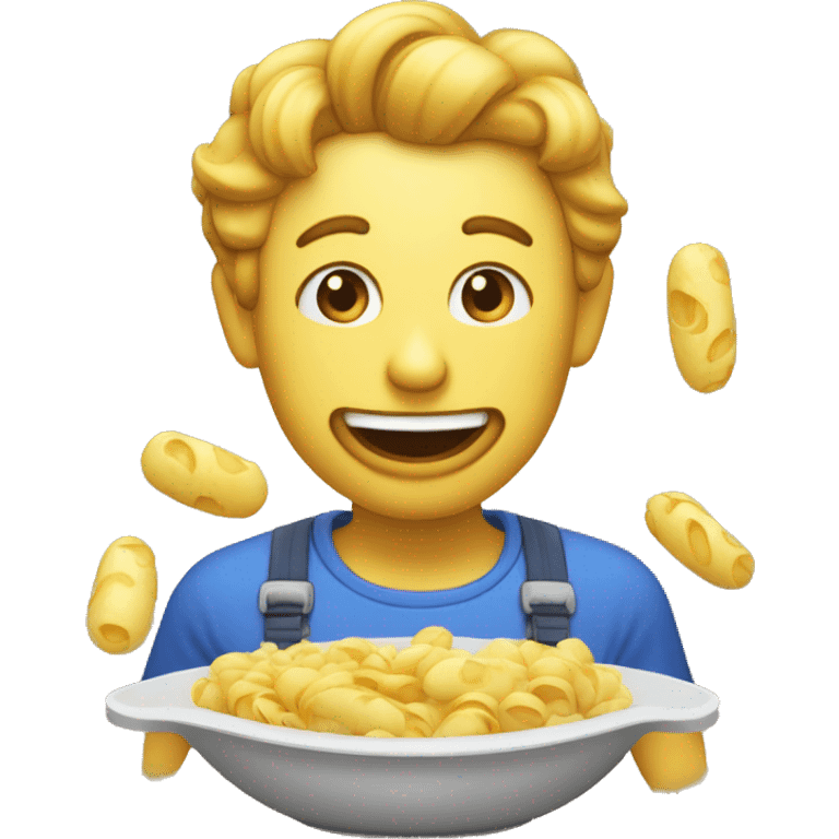 Quelqu'un qui mange des pâtes  emoji