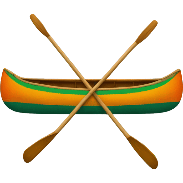 A sprint canoe emoji