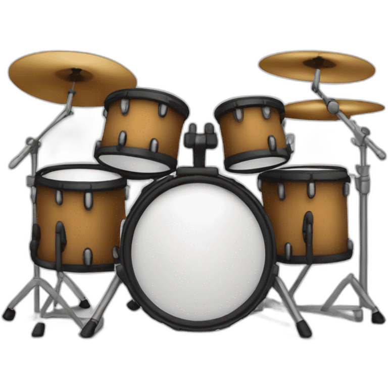 a drummer in a bik emoji