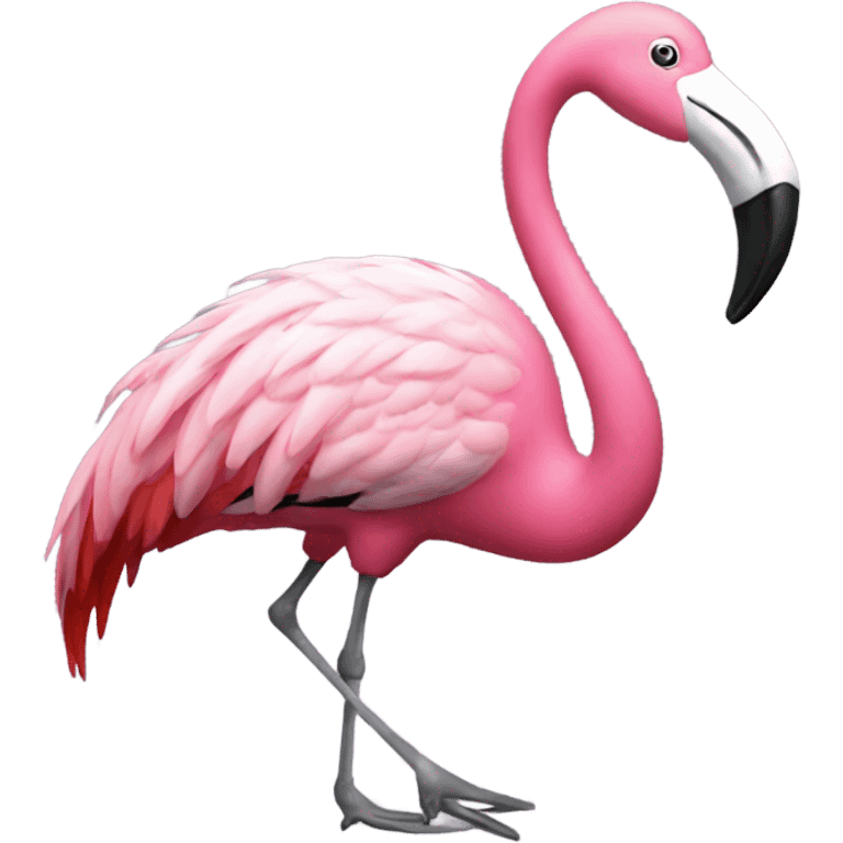 Rocking flamingo emoji