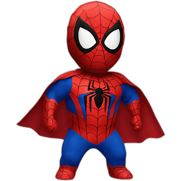 Spiderman avec une cape  emoji