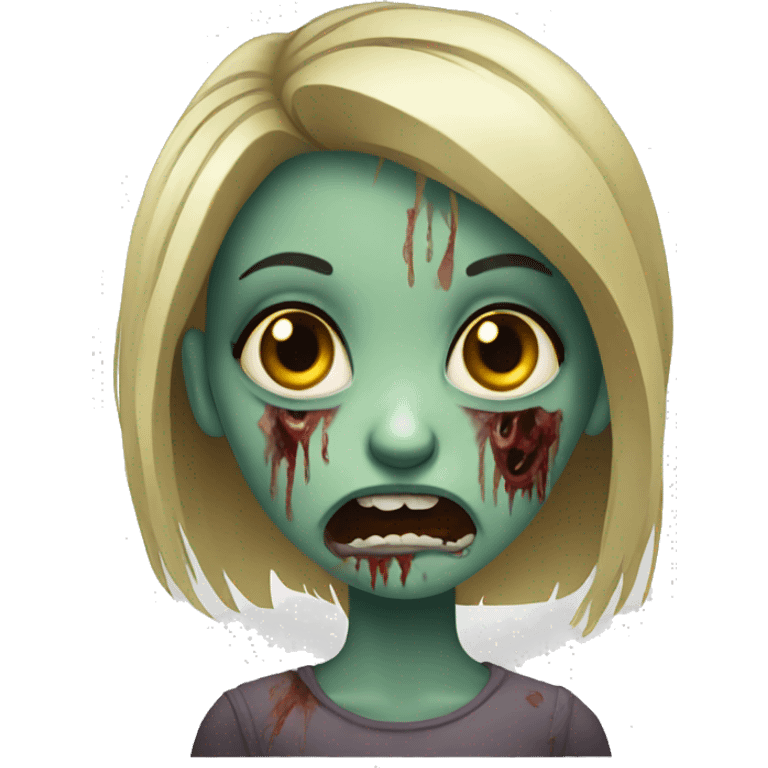 zombie girl emoji