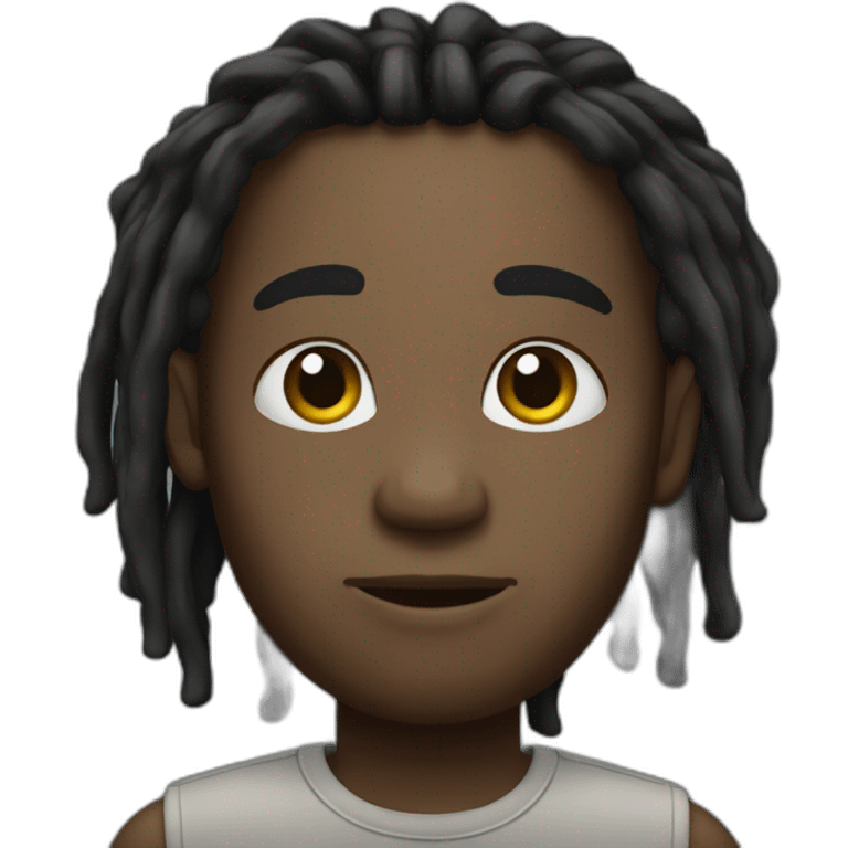 black with dreads emoji